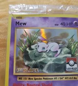 Pokemon Evolutions Mew League Challenge Promo 1st-4th Place Card Sealed Pack - Image 3