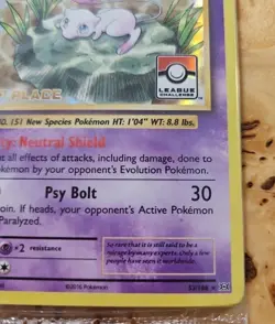 Pokemon Evolutions Mew League Challenge Promo 1st-4th Place Card Sealed Pack - Image 5