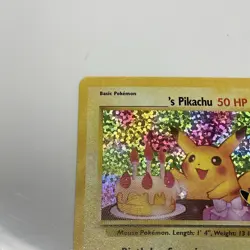 Pokemon Pikachu TCG Celebrations Birthday Promo Holo Card #24 - Image 2
