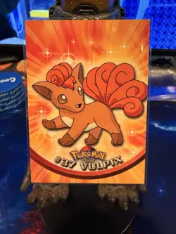 POKEMON TOPPS TRADING CARDS SERIES 1 VULPIX #37 NON HOLO HP - Image 1