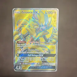 Pokemon TCG Zeraora GX 201/214 Sm-Lost Thunder Full Art Ultra Rare Holo Card - Image 1