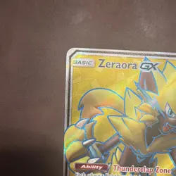 Pokemon TCG Zeraora GX 201/214 Sm-Lost Thunder Full Art Ultra Rare Holo Card - Image 4