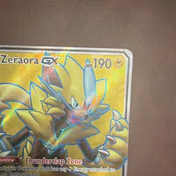 Pokemon TCG Zeraora GX 201/214 Sm-Lost Thunder Full Art Ultra Rare Holo Card - Image 5