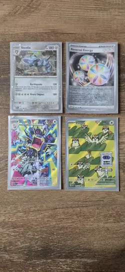 Pokemon TCG Card Lot Paradox Rift Obsidian Flames Crown Zenith Foil 13 Cards - Image 2