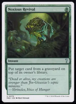 MtG MB2 Noxious Revival #70 White Border - Image 1