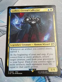 MTG Golbez, Crystal Collector English Final Fantasy FIN NM R0225 - Image 1