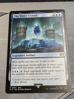 MTG The Water Crystal English Final Fantasy FIN NM R0085 - Image 1