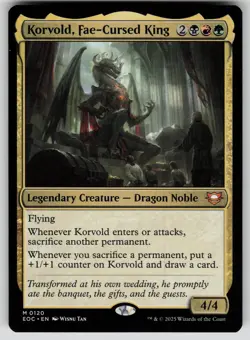 Korvold, Fae-Cursed King Normal M Commander: Edge of Eternities 120 NM - Image 1