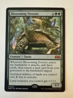 Blossoming Tortoise Wilds of Eldraine Regular X1 NM - Image 1