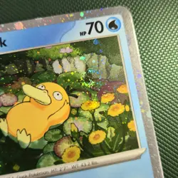 DOUBLE WHOLE SWIRLS 🌀💫 Psyduck 007 Mega Cosmos Holo Promo Pokemon Card - Image 5