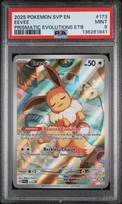 Pokemon Eevee Holo Promo 173 Sv: Scarlet & Violet PSA 9 - Image 1