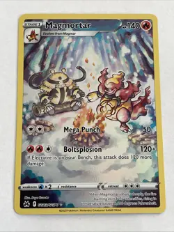 Pokemon TCG Magmortar GG03/GG70 Crown Zenith Galarian Gallery English 2023 - Image 1