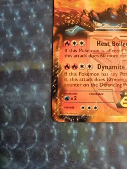 2013 Heatran EX 13/116 Ultra Rare Pokemon Plasma Freeze Team - Image 5