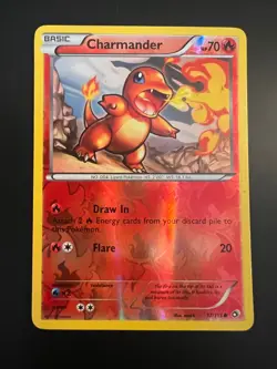 CHARMANDER 17/113 LEGENDARY TREASURES POKEMON REVERSE HOLO NM - Image 1