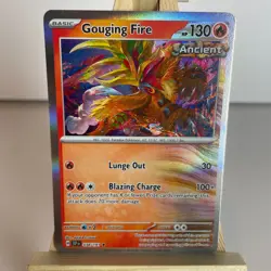 Gouging Fire 38/191 Surging Sparks Holo Rare Pokemon Light Play+ - Image 1