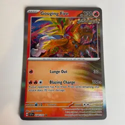 Gouging Fire 38/191 Surging Sparks Holo Rare Pokemon Light Play+ - Image 3
