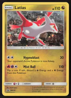 Latias Holo SM135 Pokemon Sun and Moon Promo - Image 1