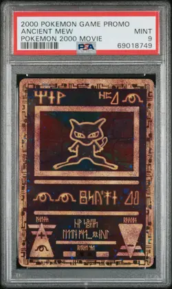 2000 POKEMON GAME MOVIE POKEMON 2000 MOVIE ANCIENT MEW PSA 9 - Image 1