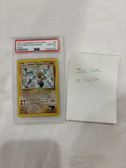 Pokemon 2000 Giovanni's Machamp 6/132 Holo Gym Challenge GEM MINT PSA 10 - Image 3