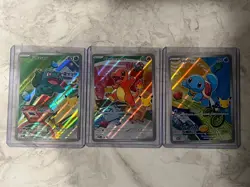 Pokemon TCG First Partner Illustration Collection Series 1 Kanto GEN 1 Starters - Image 1