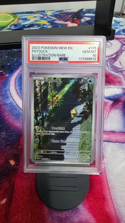 Psyduck 175/165 PSA 10 Illustration Rare Pokemon Scarlet & Violet 151 - Image 1