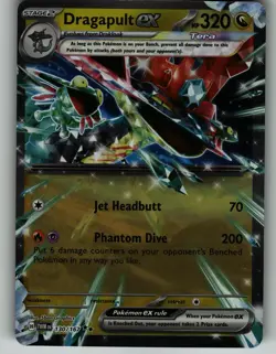 Dragapult ex 130/167 Double Rare Twilight Masquerade Pokemon Holo Near Mint - Image 1