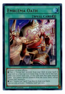 Yu-Gi-Oh! Emblema Oath VASM-EN021 Ultra Rare - Image 1