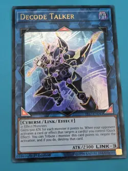 Yugioh - Decode Talker Ultra Rare 1st Edition - YS17-EN041 NM - Image 1