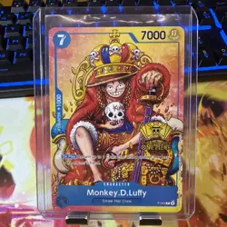 One Piece TCG Monkey D. Luffy Exclusive Convention Promo- 2nd anniversary stamp - Image 1