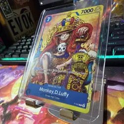 One Piece TCG Monkey D. Luffy Exclusive Convention Promo- 2nd anniversary stamp - Image 3