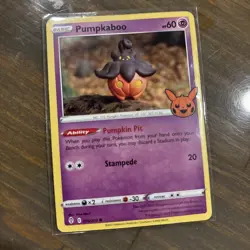 2022 Pokemon Card Trick Or Trade Pumpkaboo 76/203 - Image 1