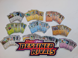 Destined Rivals Base Set Complete Common/Uncommon/Holo Rare 165 Cards NM Pokemon - Image 1