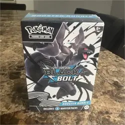 Pokemon Scarlet & Violet Black Bolt Booster Bundle Box 2025 Trading Card Game - Image 1