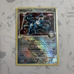 Pokemon TCG Cards Dialga G 7/127 Platinum Reverse Holo Rare League Promo Nm - Image 1