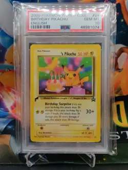 Pikachu World 2000 Collection Complete Set All 9 cards PSA 10 GEM Mint Rare Find - Image 2