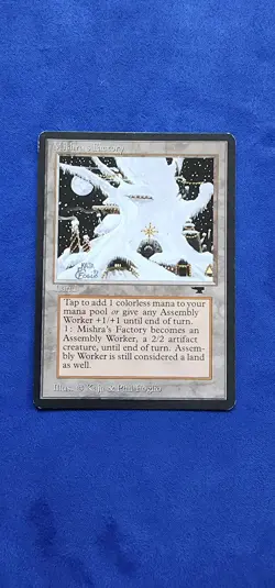 Magic The Gathering MTG Mishra's Factory Winter Card Antiquities LP - Image 1