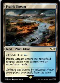 Magic the Gathering Prairie Stream Warhammer 40,000 Commander MTG Free Shipping! - Image 1