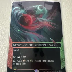 Grove Of The Burnwillows MTG Borderless Galaxy Foil 0107 Edge Of Eternities - Image 1