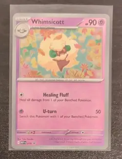 Whimsicott #19 Pokemon TCG Phantasmal Flames Black Star Promo Card - Image 3