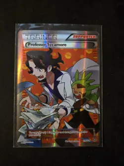 Pokemon Professor Sycamore 114/114 [XY-Steam Siege] Ultra Rare Full Art Holo - Image 1