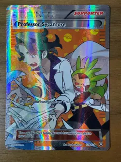 Pokemon - Steam Siege - Professor Sycamore - Full Art Ultra Rare - 114/114 - Image 1