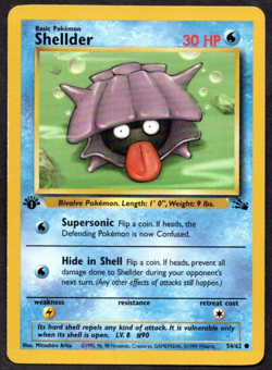 1999 Pokemon TCG Fossil 1st Edition Shellder 54/62 | NM - Near Mint | WOTC - Image 1