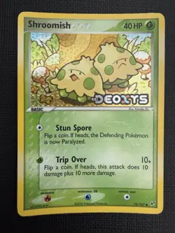 Shroomish - #72/107 - EX Deoxys - Stamped Reverse Holo Pokemon Nintendo English - Image 1