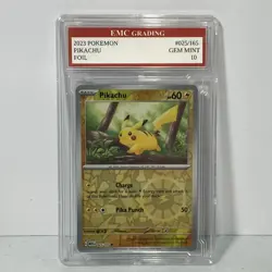 EMC 10 Pikachu 025/165 Costco Exclusive Cosmos Holo - 151 - Pokemon - SHIPS FAST - Image 1