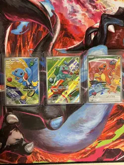 Pokemon TCG First Partner Illustration Collection Series 1 Kanto GEN 1 Starters - Image 1