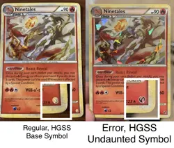 PSA 8 Ninetales 7/123 Cracked Ice Holo Error Misprint Pokemon Low Pop Beautiful - Image 3