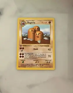 1999 POKEMON GAME #19 DUGTRIO 1ST EDITION - Image 1
