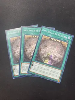 Yugioh! 3x Sinful Spoils of the White Forest SUDA-EN055 Common 1st Ed NM - Image 1