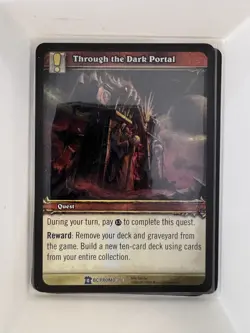 World of Warcraft TCG - Promo -Burning Crusade - Through the Dark Portal - FOIL - Image 1