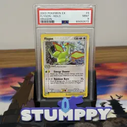 PSA 9 FLYGON 4/97 | EX Dragon Holo E Series Graded Pokemon Card - Image 1